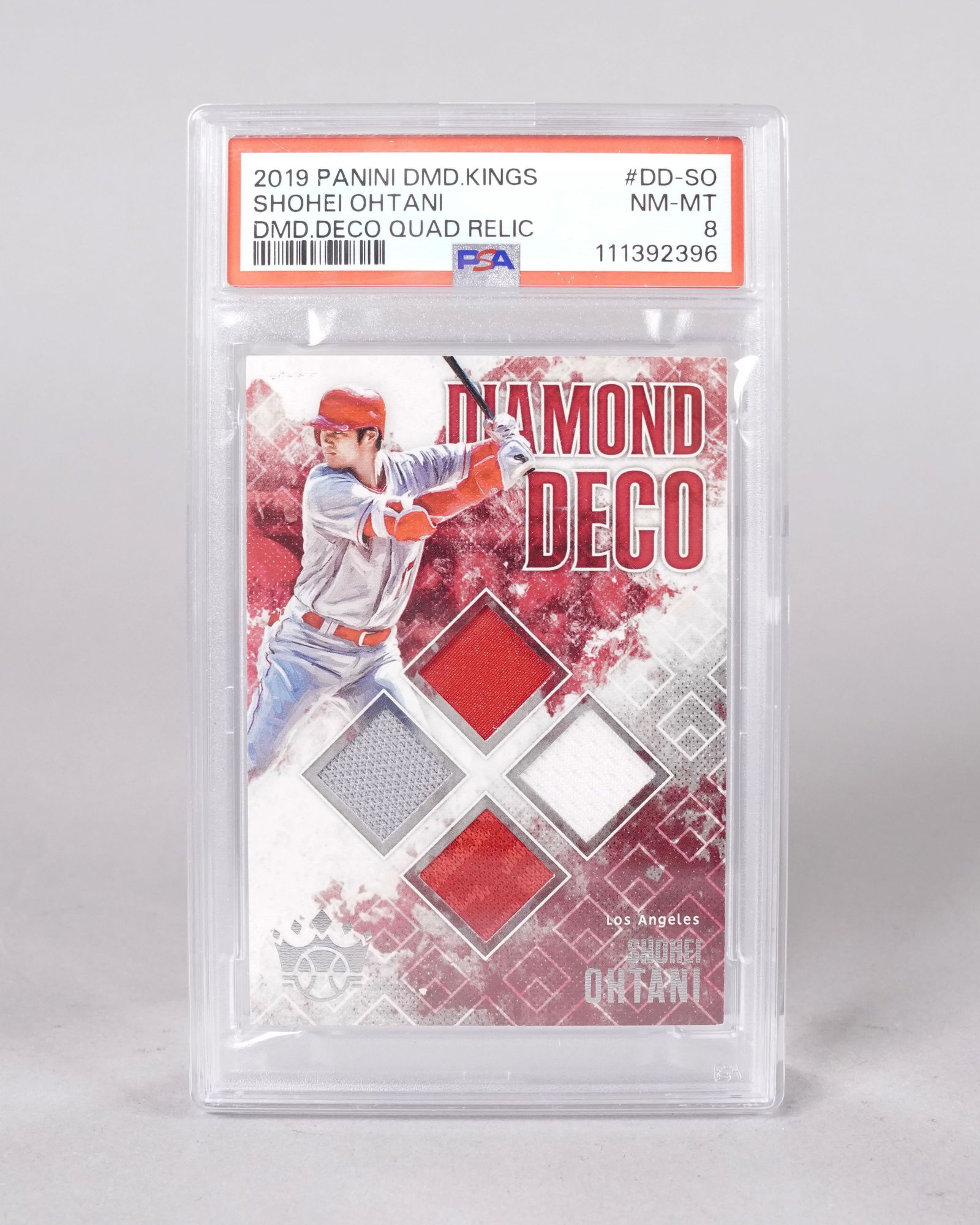 2019 Shohei Ohtani PSA 8 relic card (1 of 4)