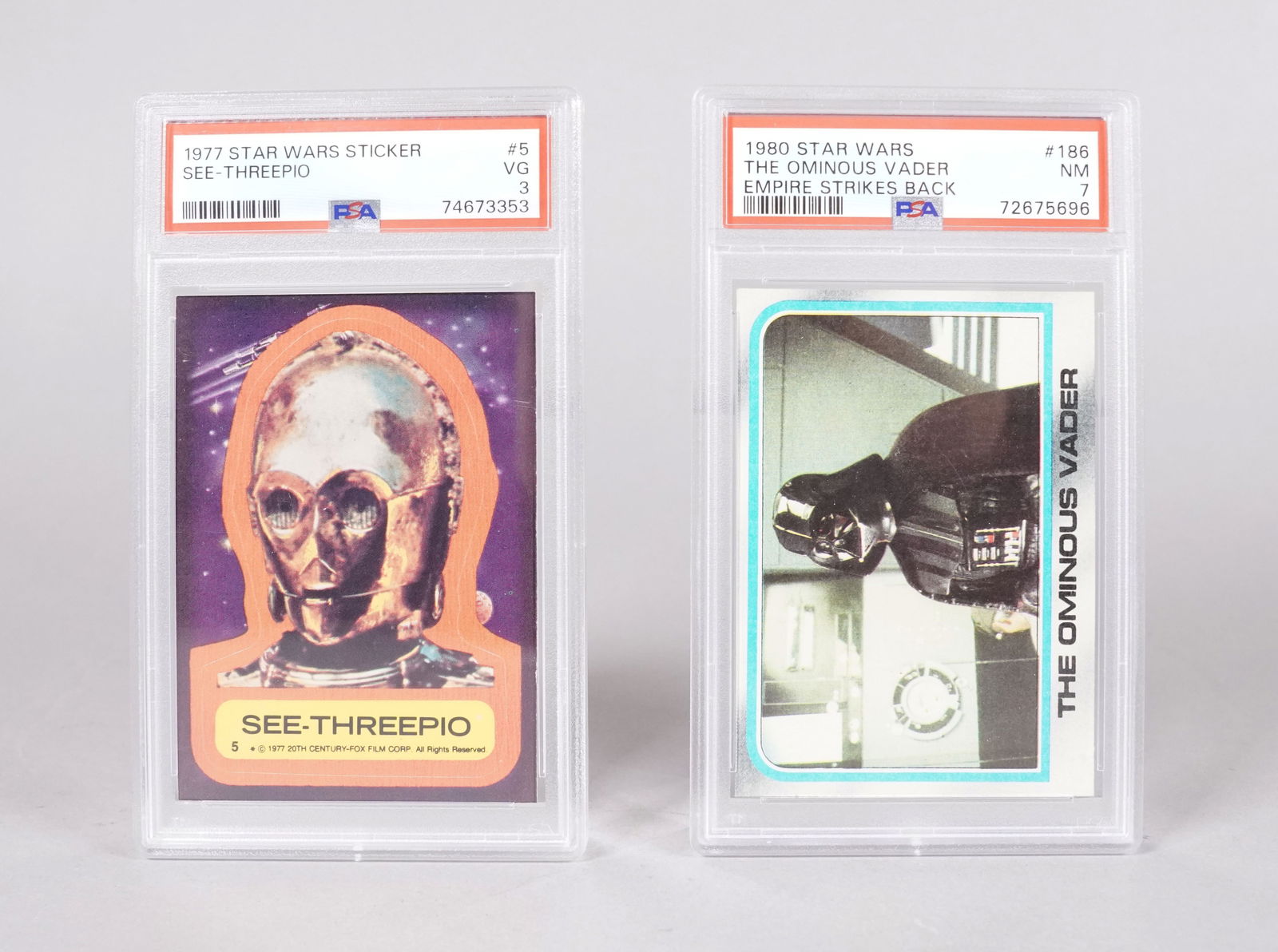 2 rare Star Wars card PSA (1 of 5)