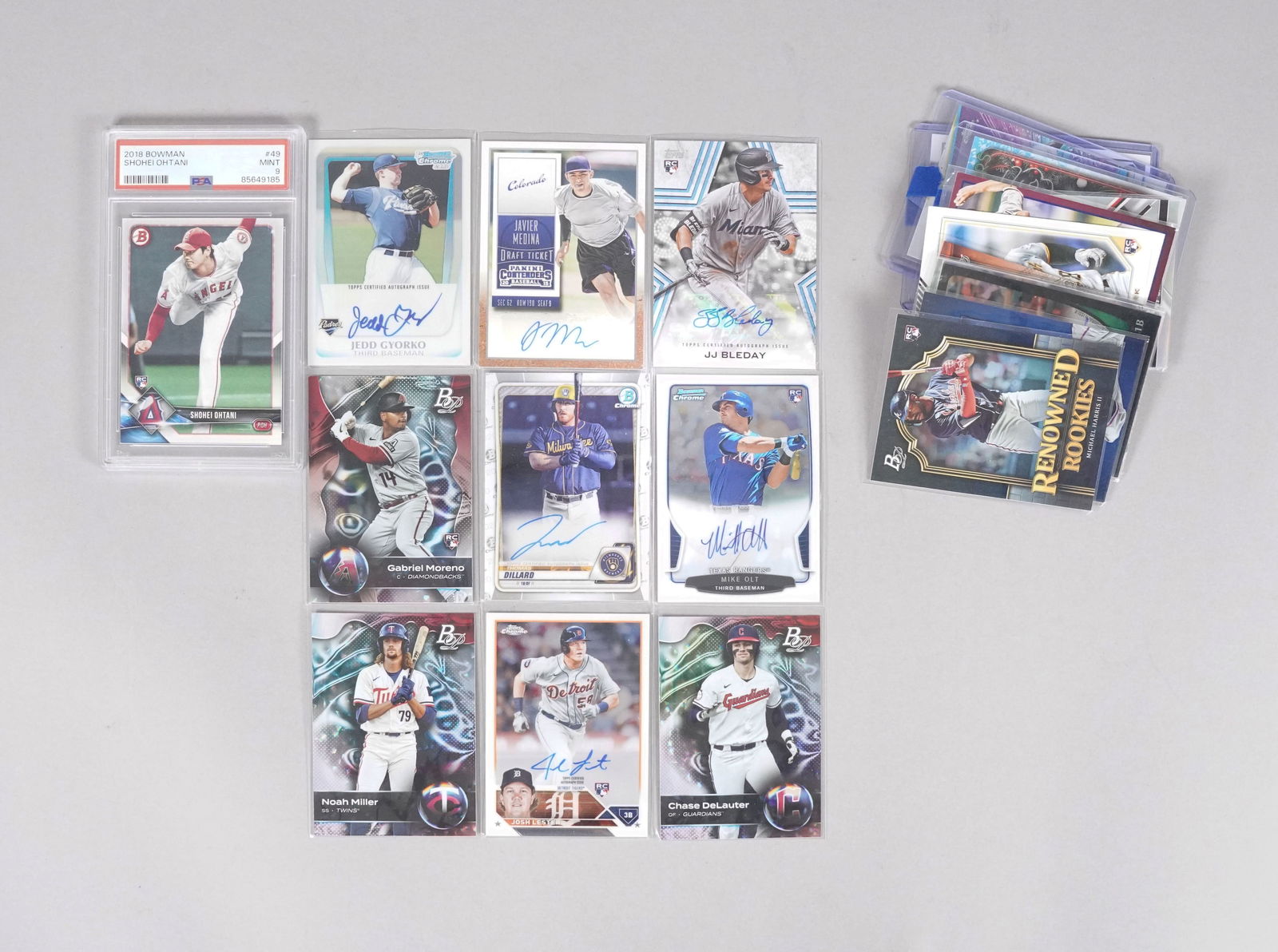 Lots baseball cards Shohei Ohtani PSA (1 of 5)