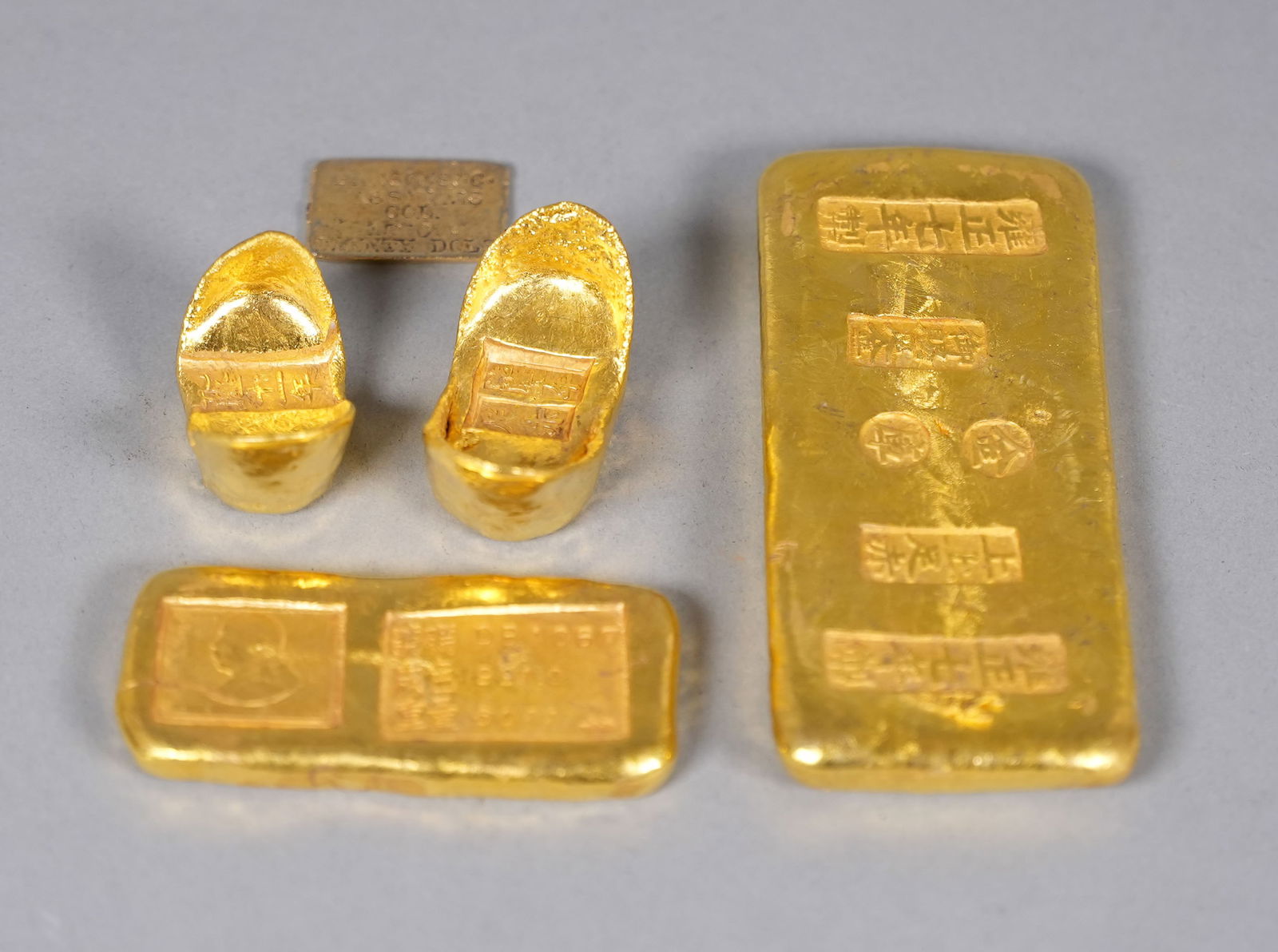 Lots Chinese ingots ungraded (1 of 5)