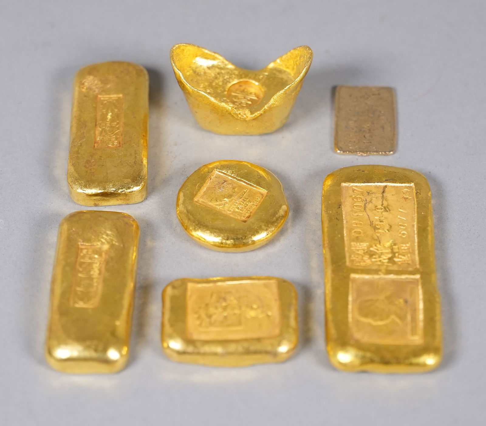 Lots Chinese ingots ungraded (1 of 5)