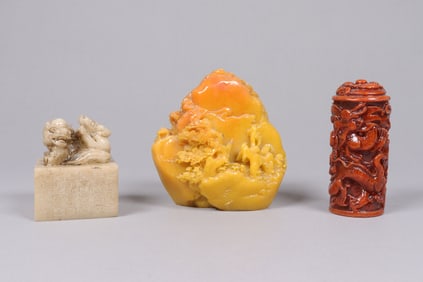 Lots Chinese carvings