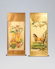 Lots Chinese fine scrolls