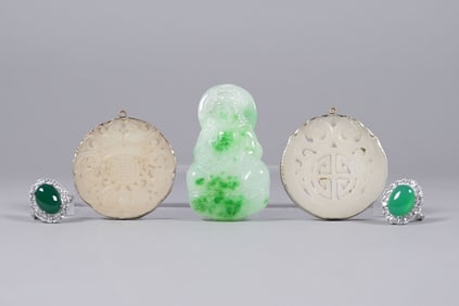 Lots Chinese fine items jade