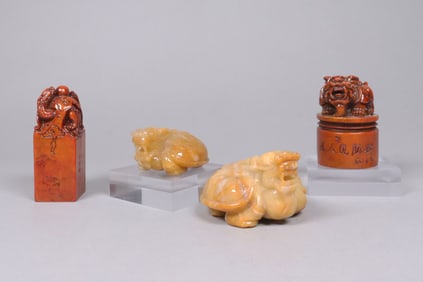 Lots Chinese fine carvings