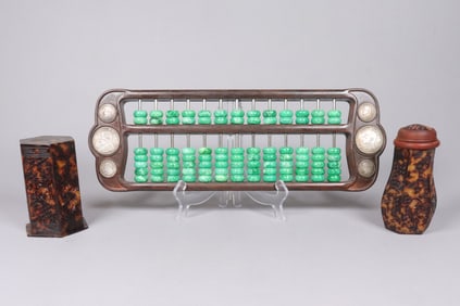 Chinese abacus and box