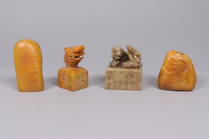 Lots Chinese carved seals