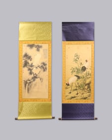 Lots Chinese art scrolls