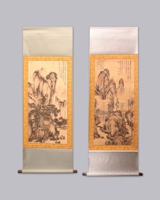 Lots Chinese fine scrolls