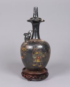 Chinese fine black vase