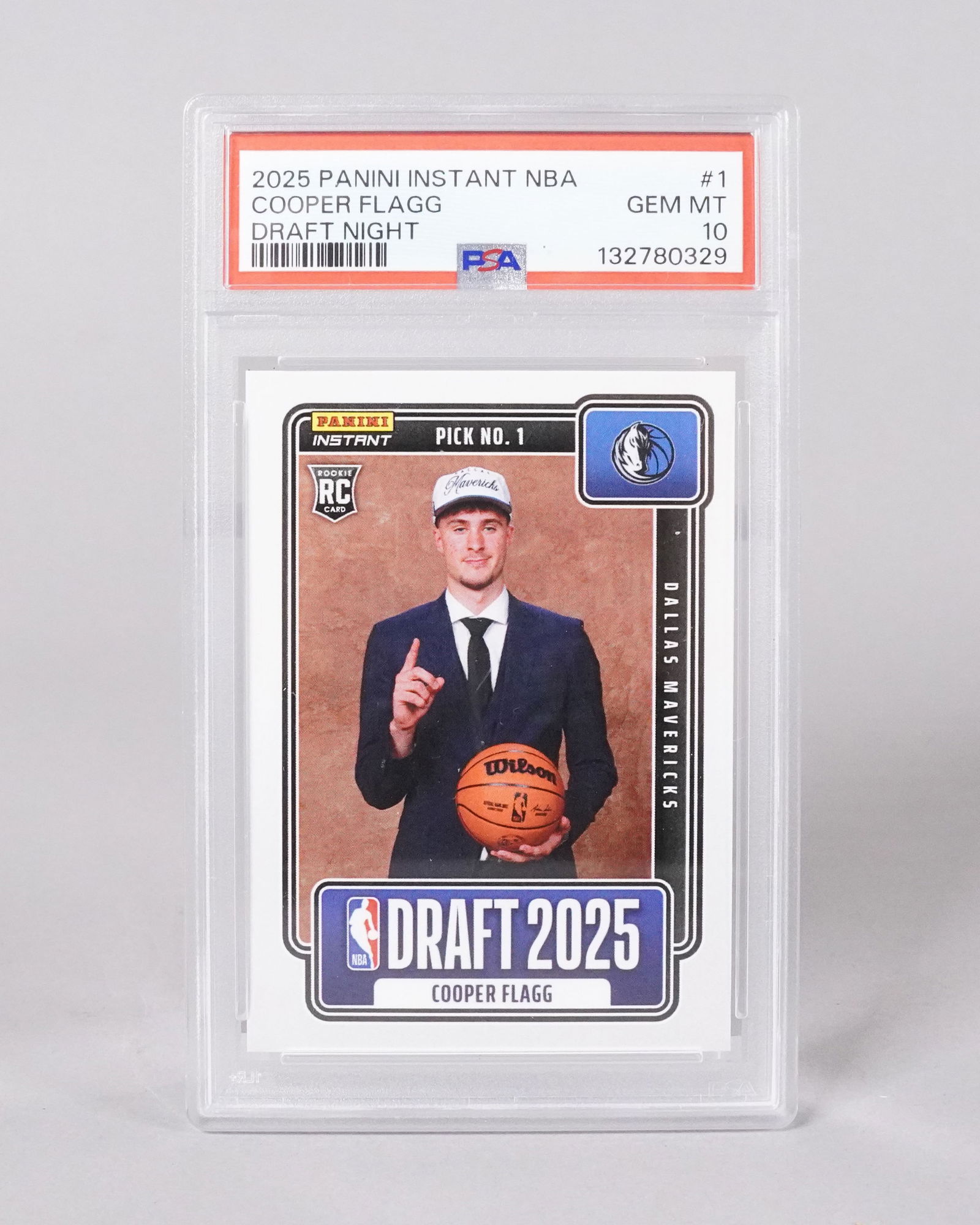 2025 Cooper Flagg rookie card PSA 10: 2025 Cooper Flagg rookie card, PSA 10.