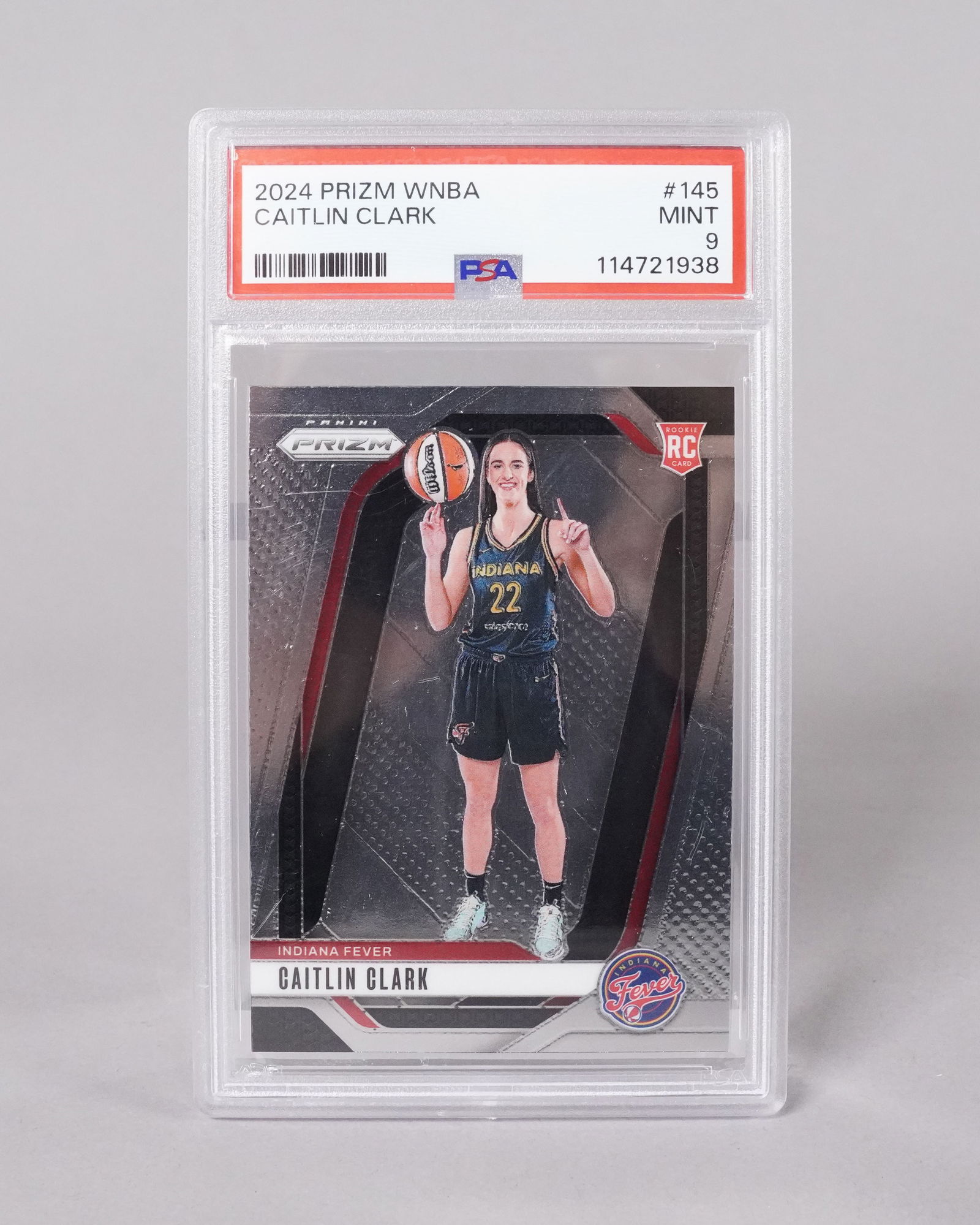 2024 Caitlin Clark rookie card PSA 9: 2024 Caitlin Clark rookie card, PSA 9.