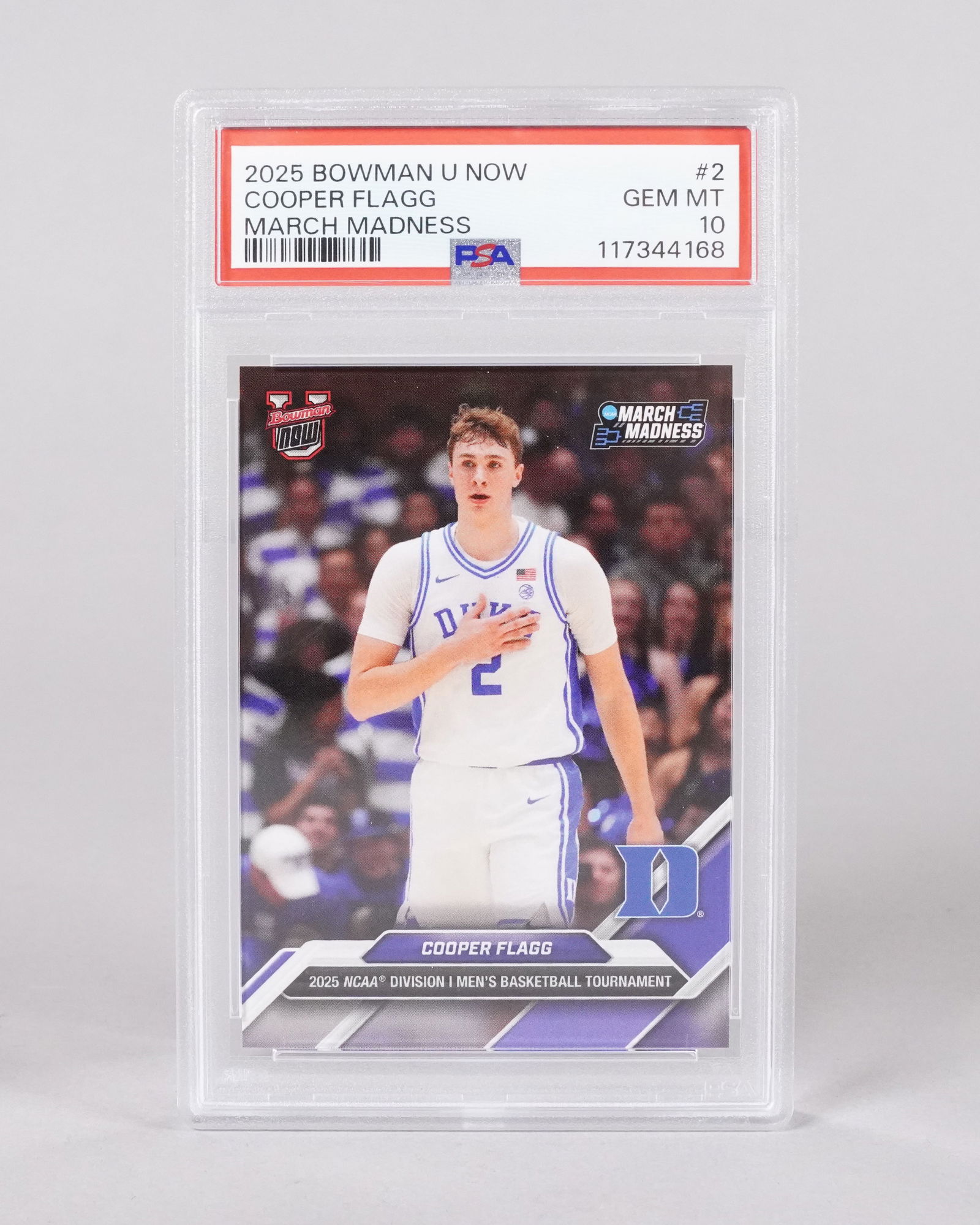 2025 Cooper Flagg Duke PSA 10: 2025 Cooper Flagg Duke, PSA 10.