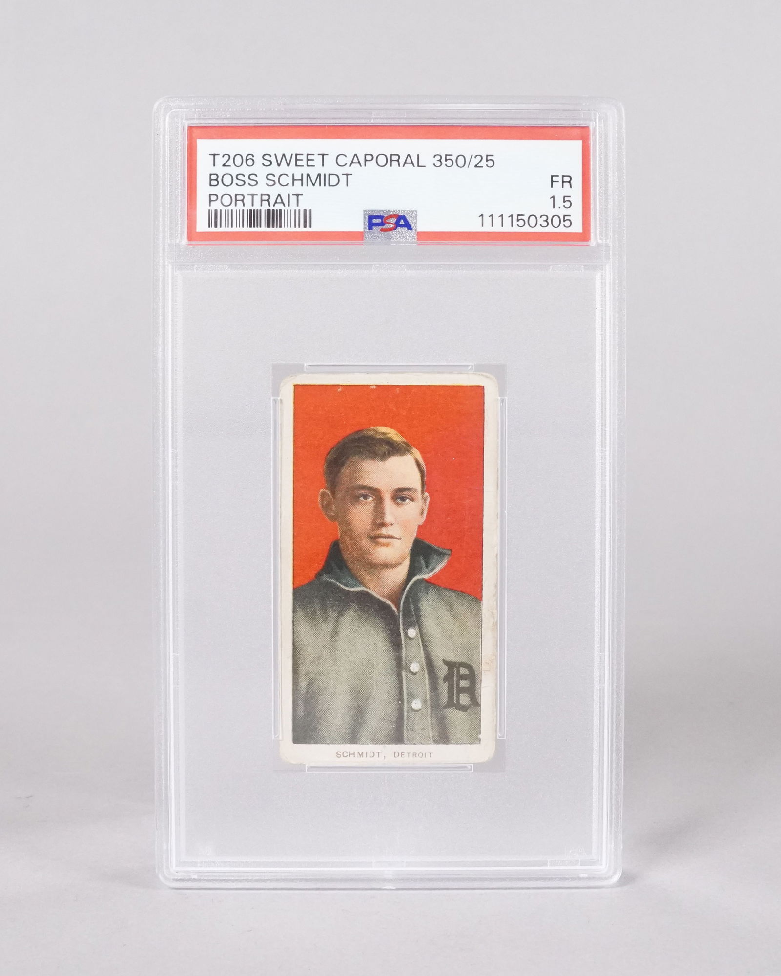 Sweet Corporal T206 PSA 1.5 card: Sweet Corporal T206 PSA 1.5 graded card.