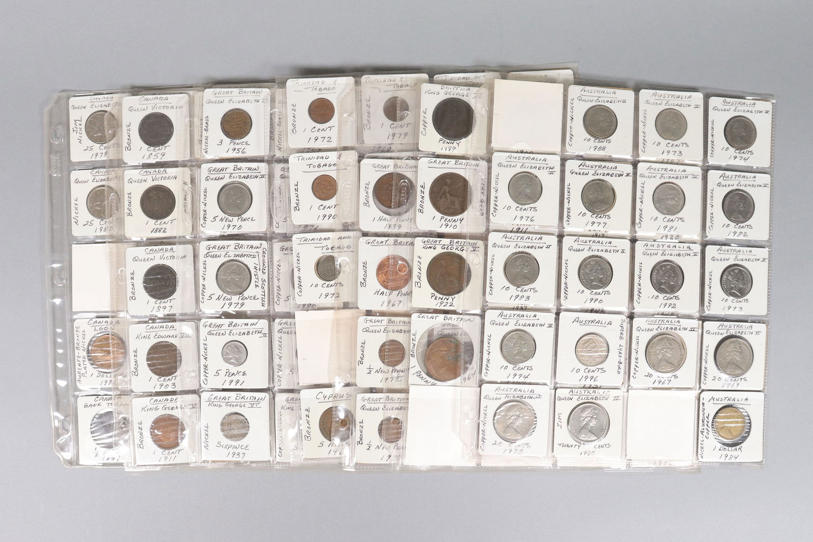 Lots vintage world coins ungraded: Lots vintage world coins, ungraded. Some might have silver content. All sales are final, no return.