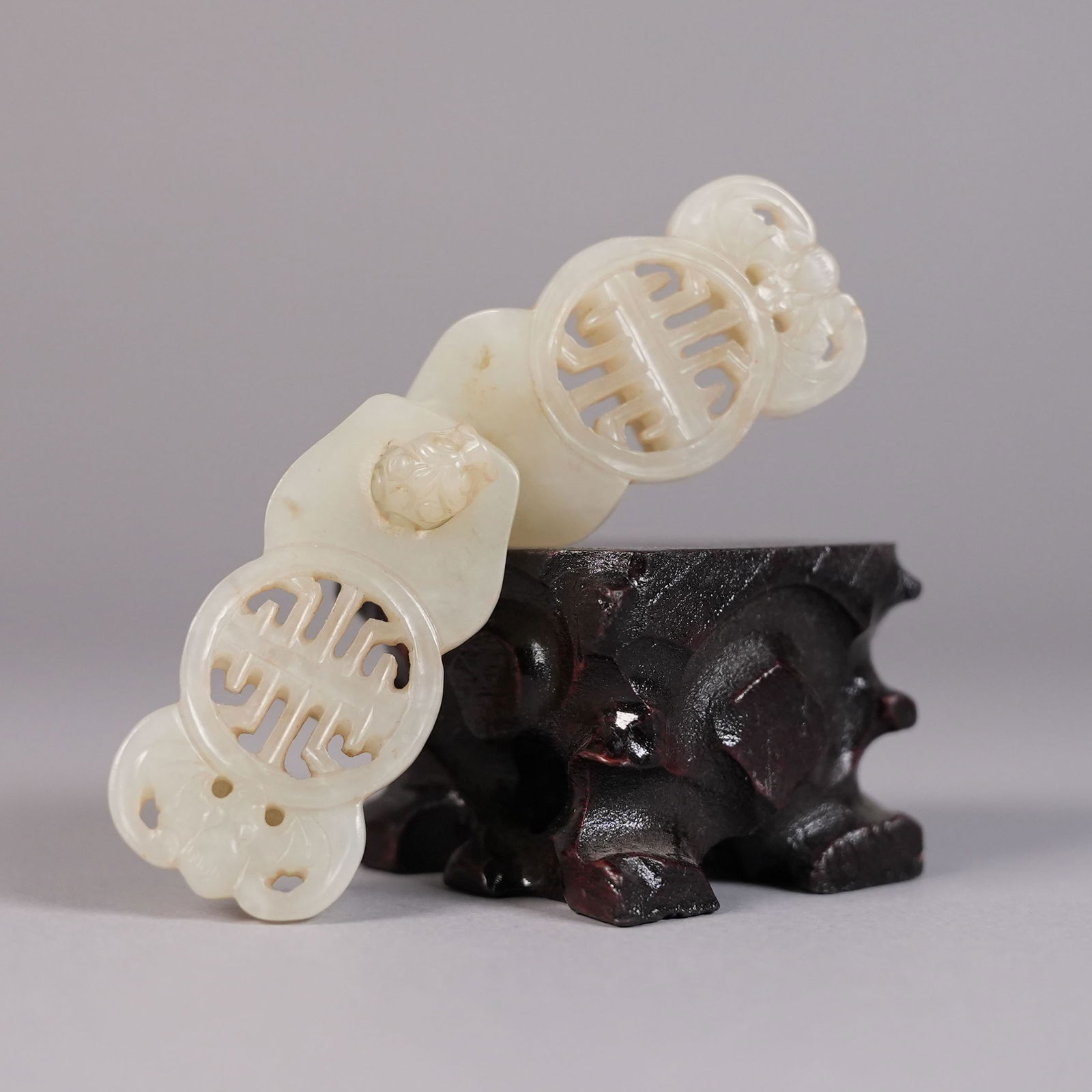 Chinese fine jade belt: Chinese fine jade belt.