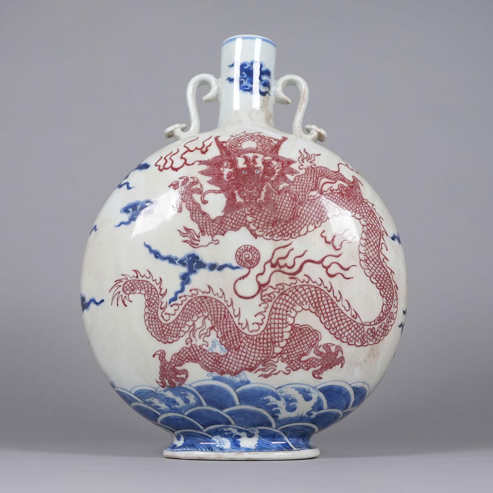 Chinese important antique flask vase (1 of 7)
