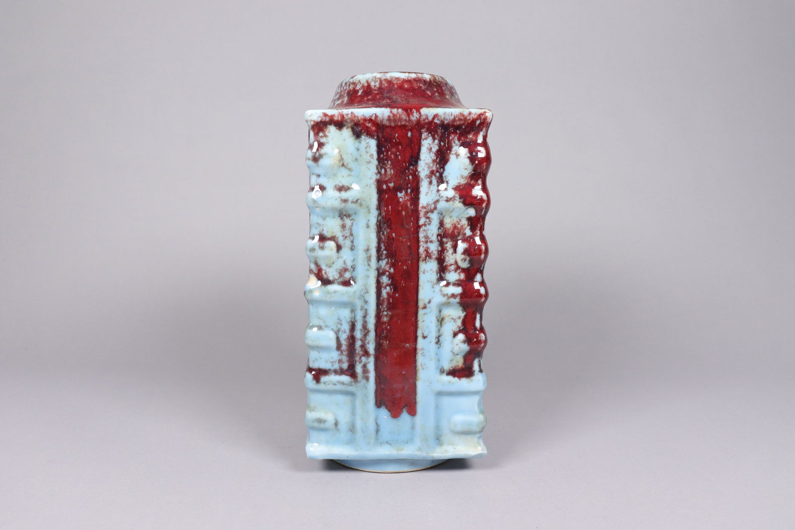 Chinese fine square vase - 3