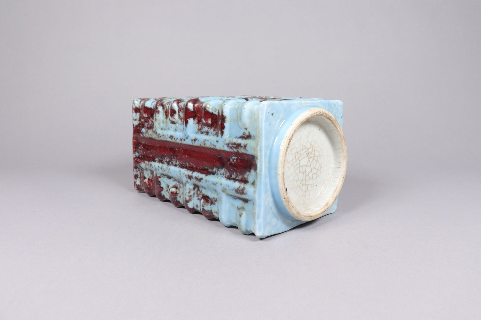 Chinese fine square vase - 5