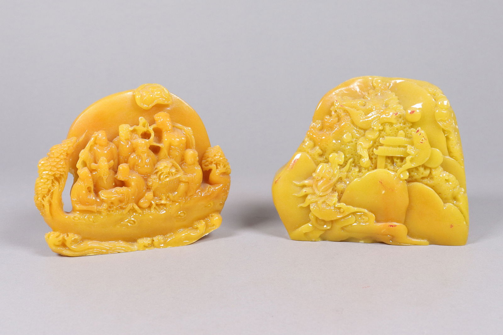 Lots Chinese carved boulders: Lots Chinese carved boulders.