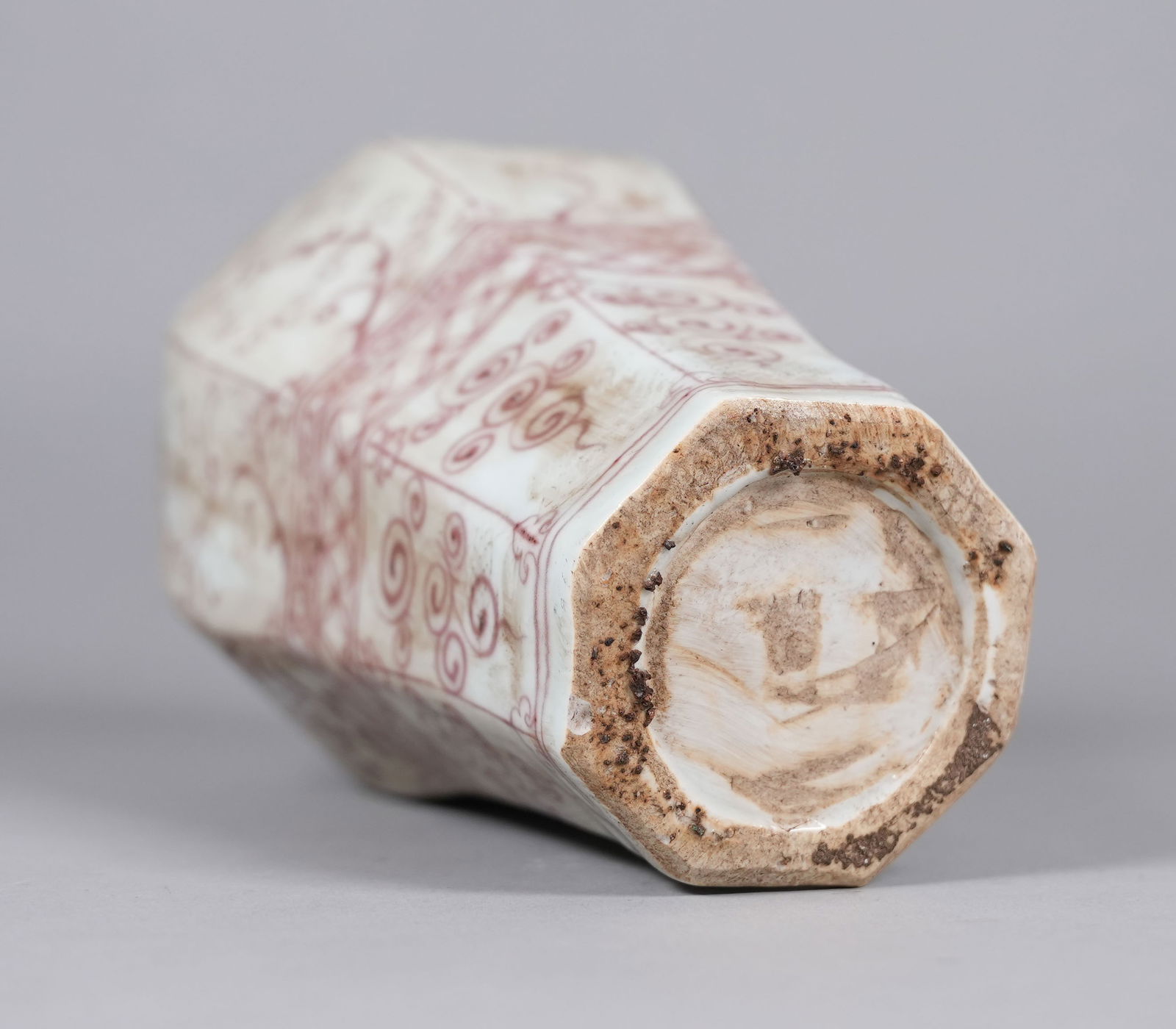 Chinese copper red vase - 4