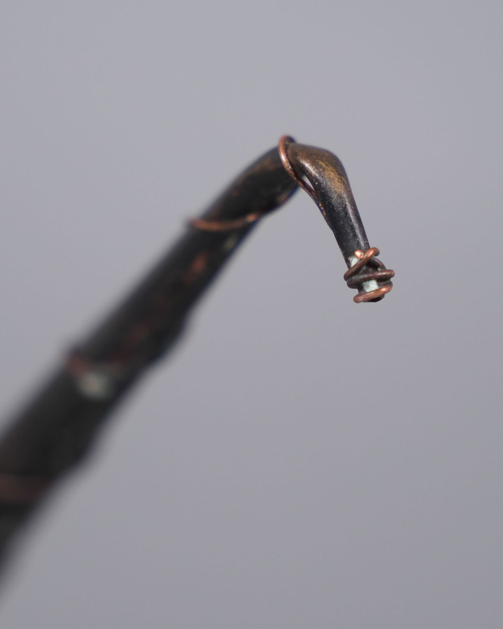 2 Asian brass items - 7