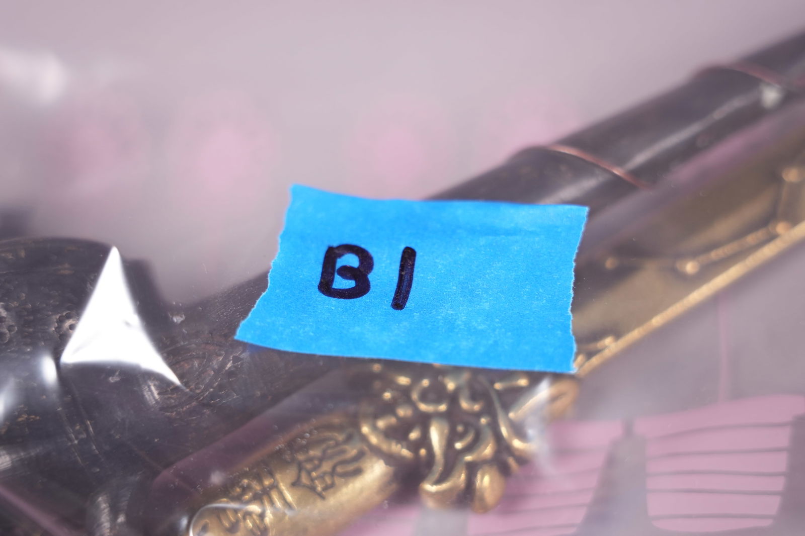 2 Asian brass items - 8