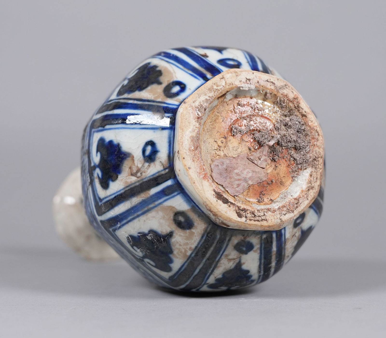 Chinese large b/w vase - 4