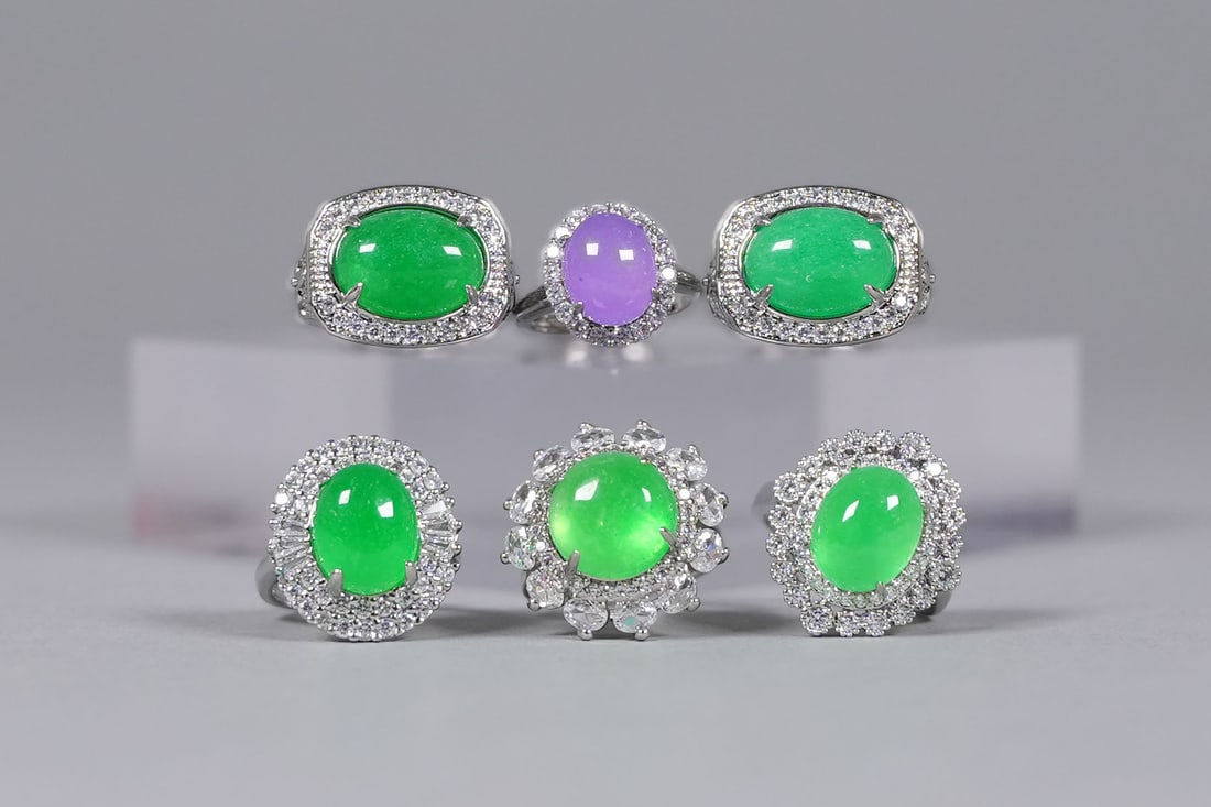 Lots Chinese fine rings (1 of 6)