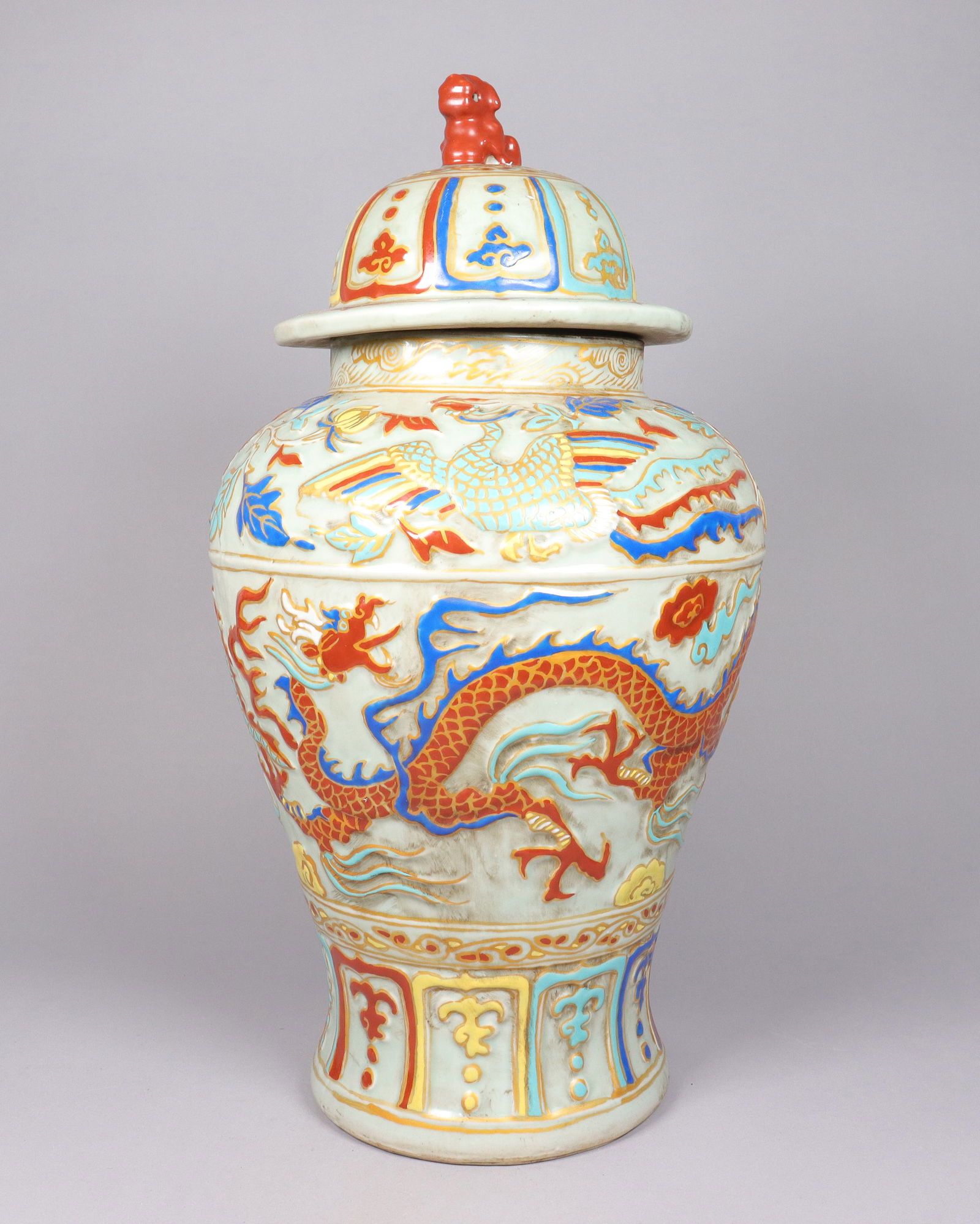 Chinese massive lidded jar (1 of 6)