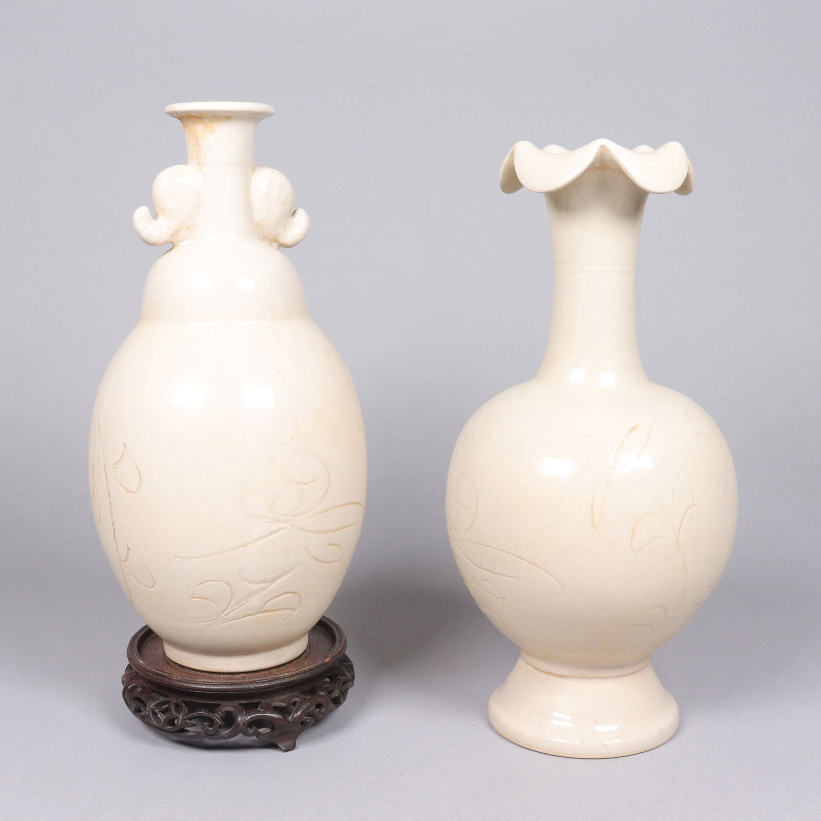 Lots Chinese fine white vase (1 of 7)