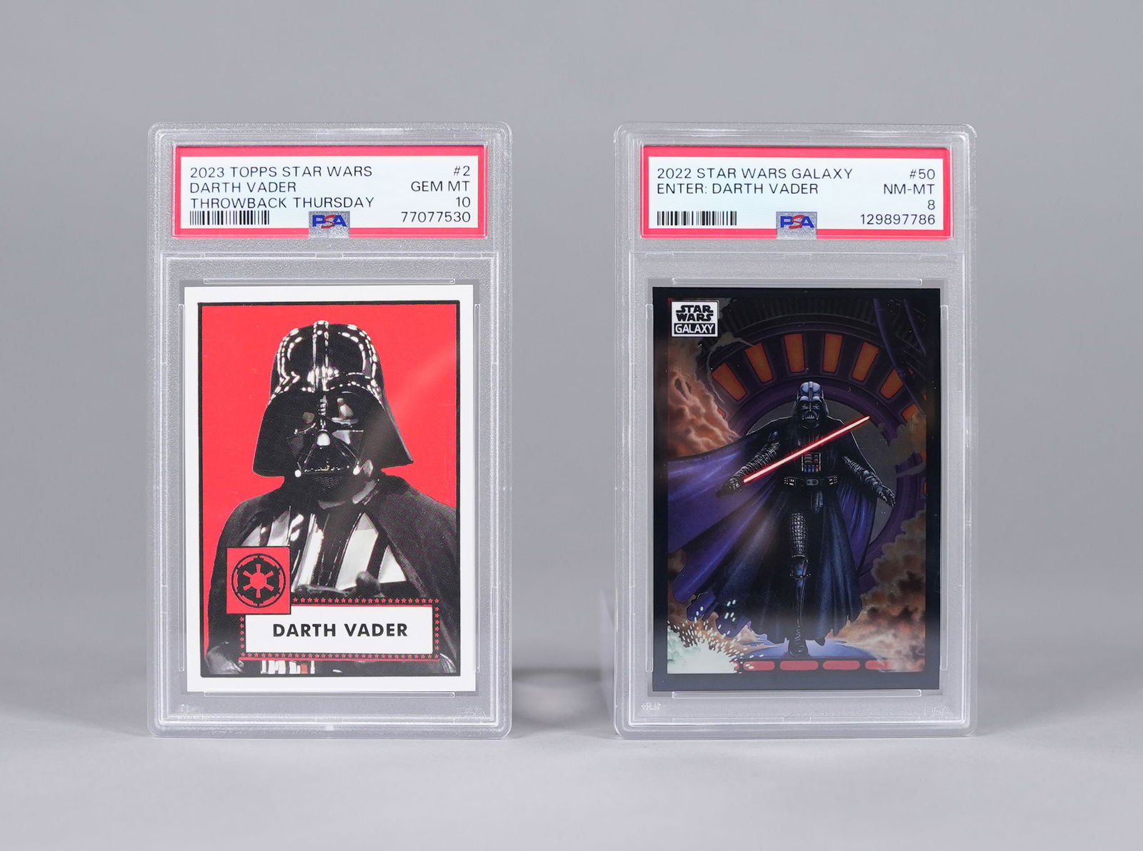 2 Star Wars cards PSA graded (1 of 6)