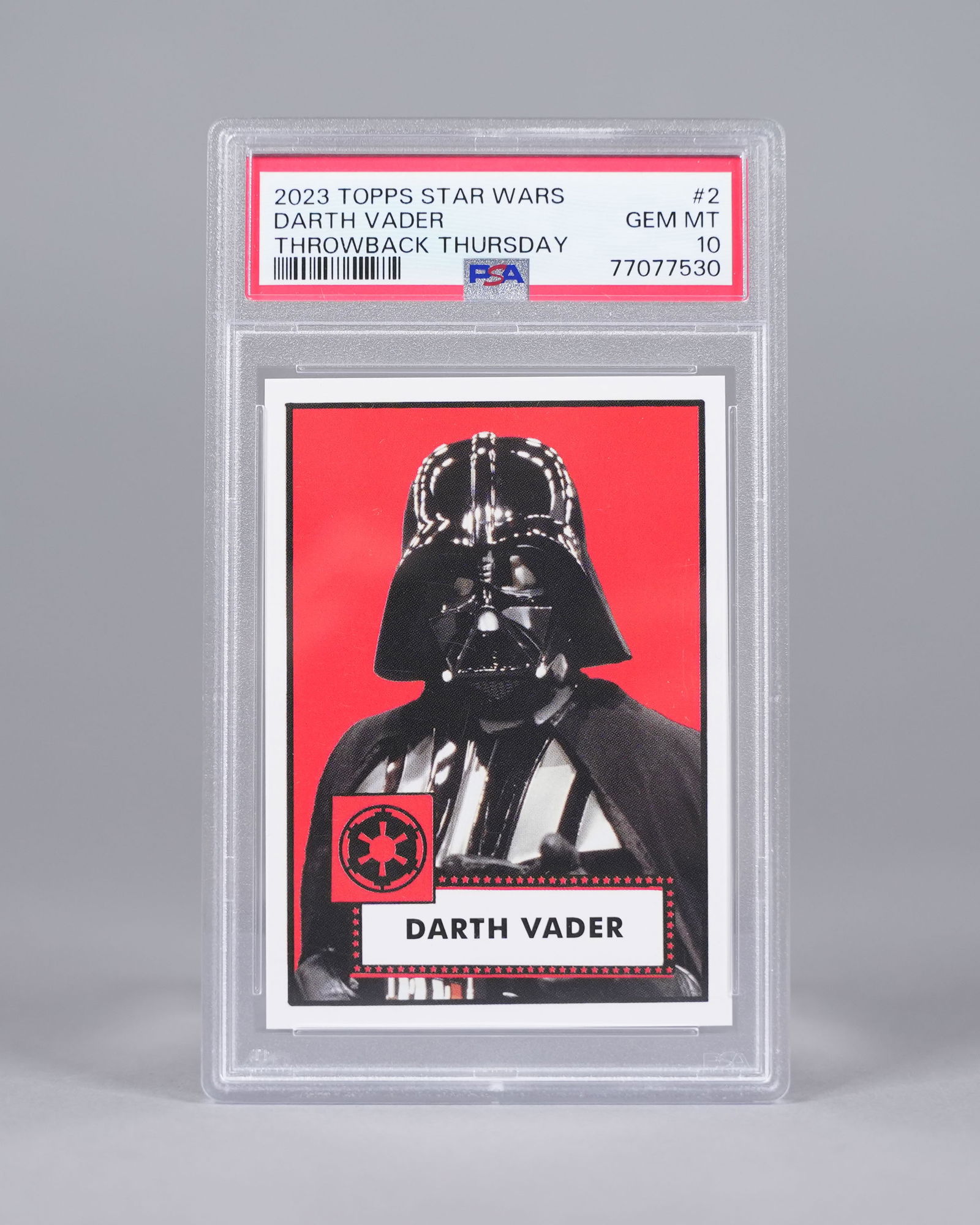 2 Star Wars cards PSA graded - 2