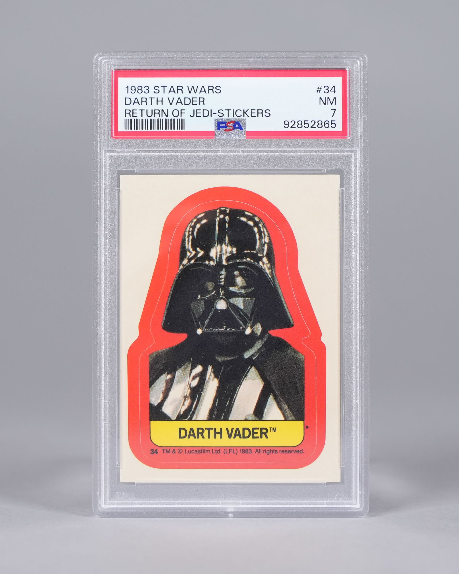 2 Star Wars cards PSA graded - 2