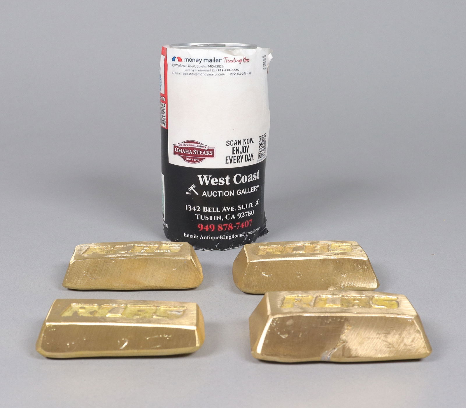 Lots ingots ungraded - 2