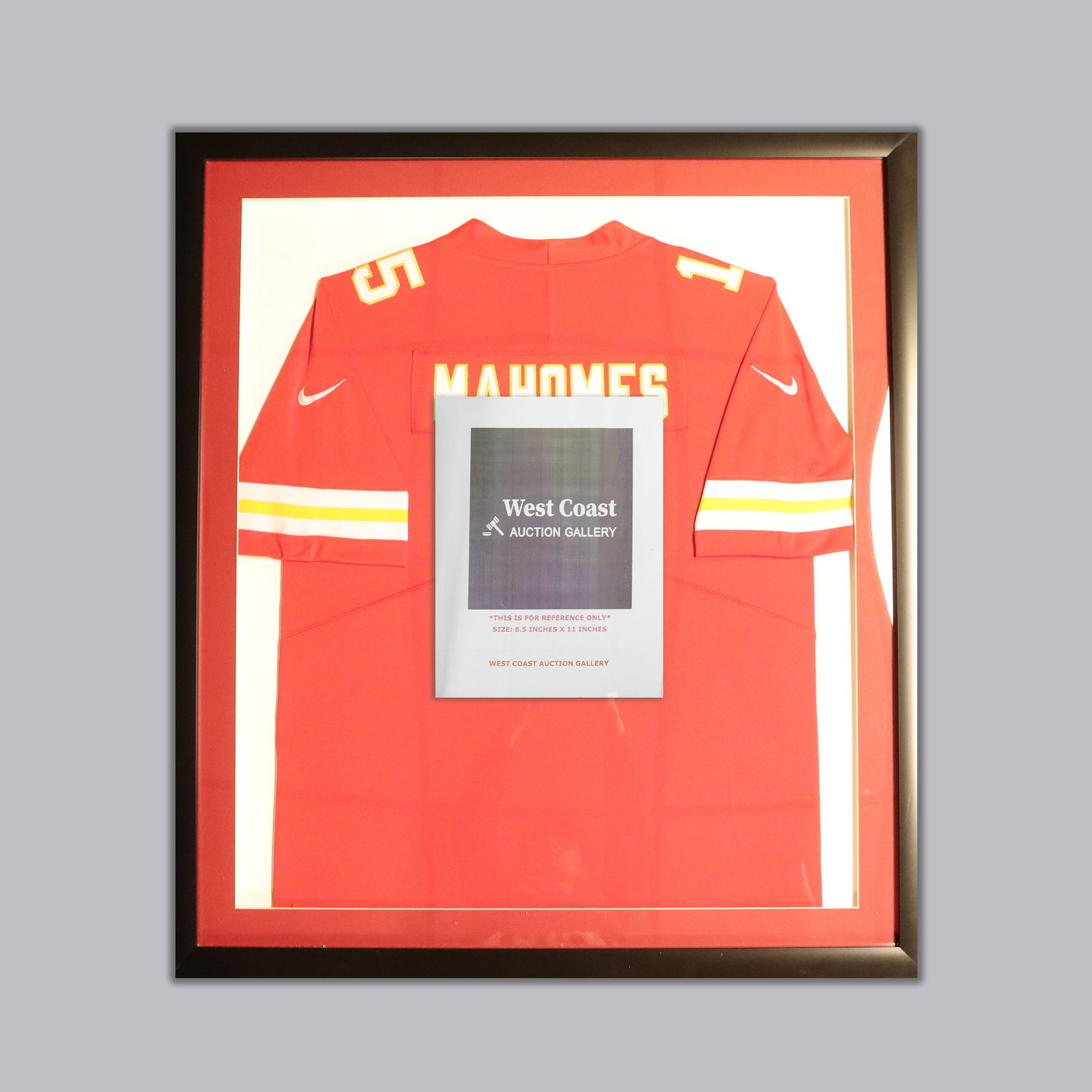 Patrick Mahomes Beckett signed jersey - 2