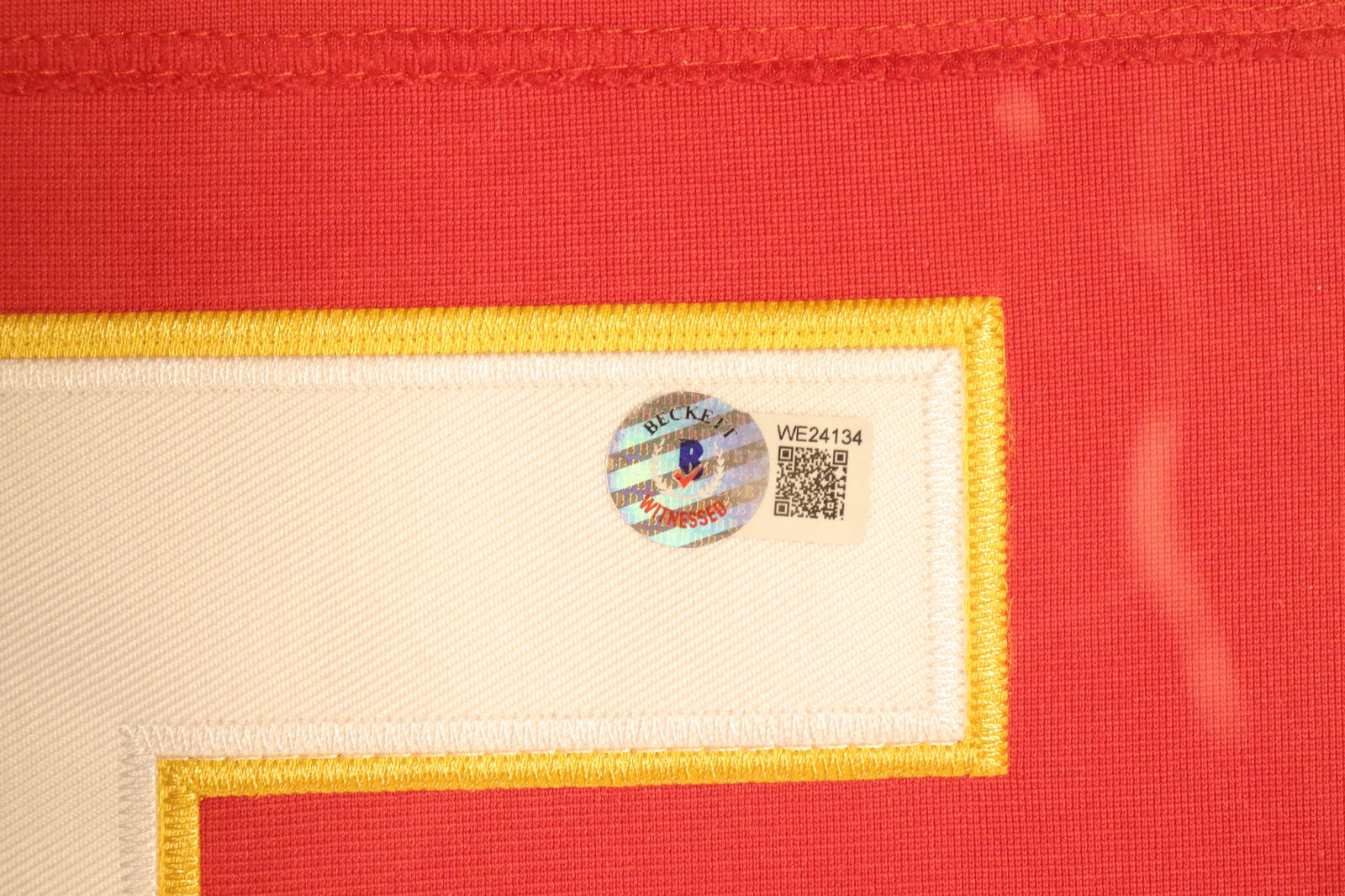 Patrick Mahomes Beckett signed jersey - 4