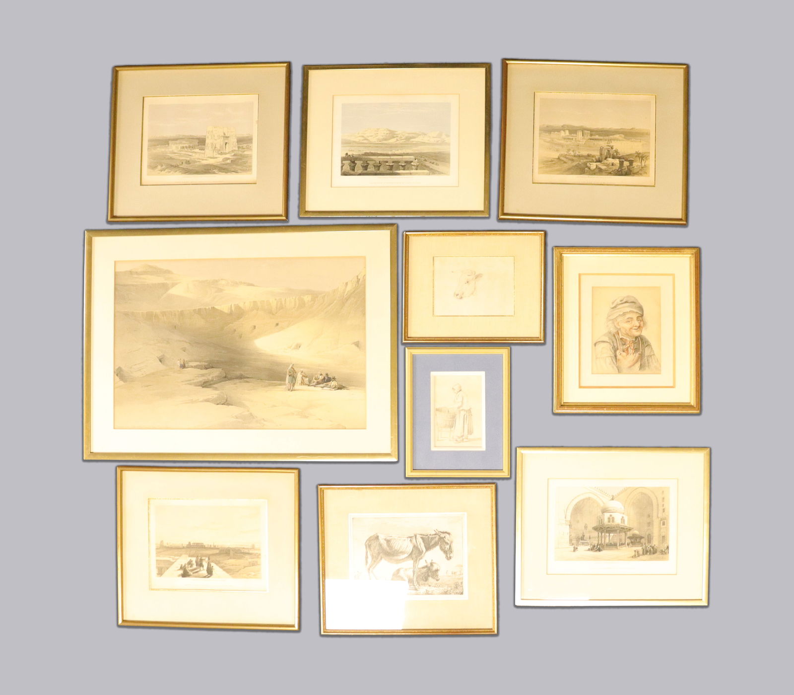 Lots vintage framed art: Lots vintage framed art. Largest H: 17.5" x W: 24."