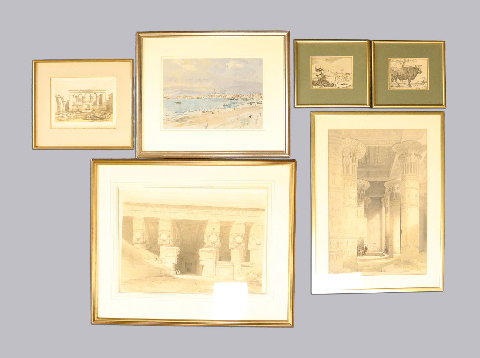 Lots vintage framed art (1 of 8)