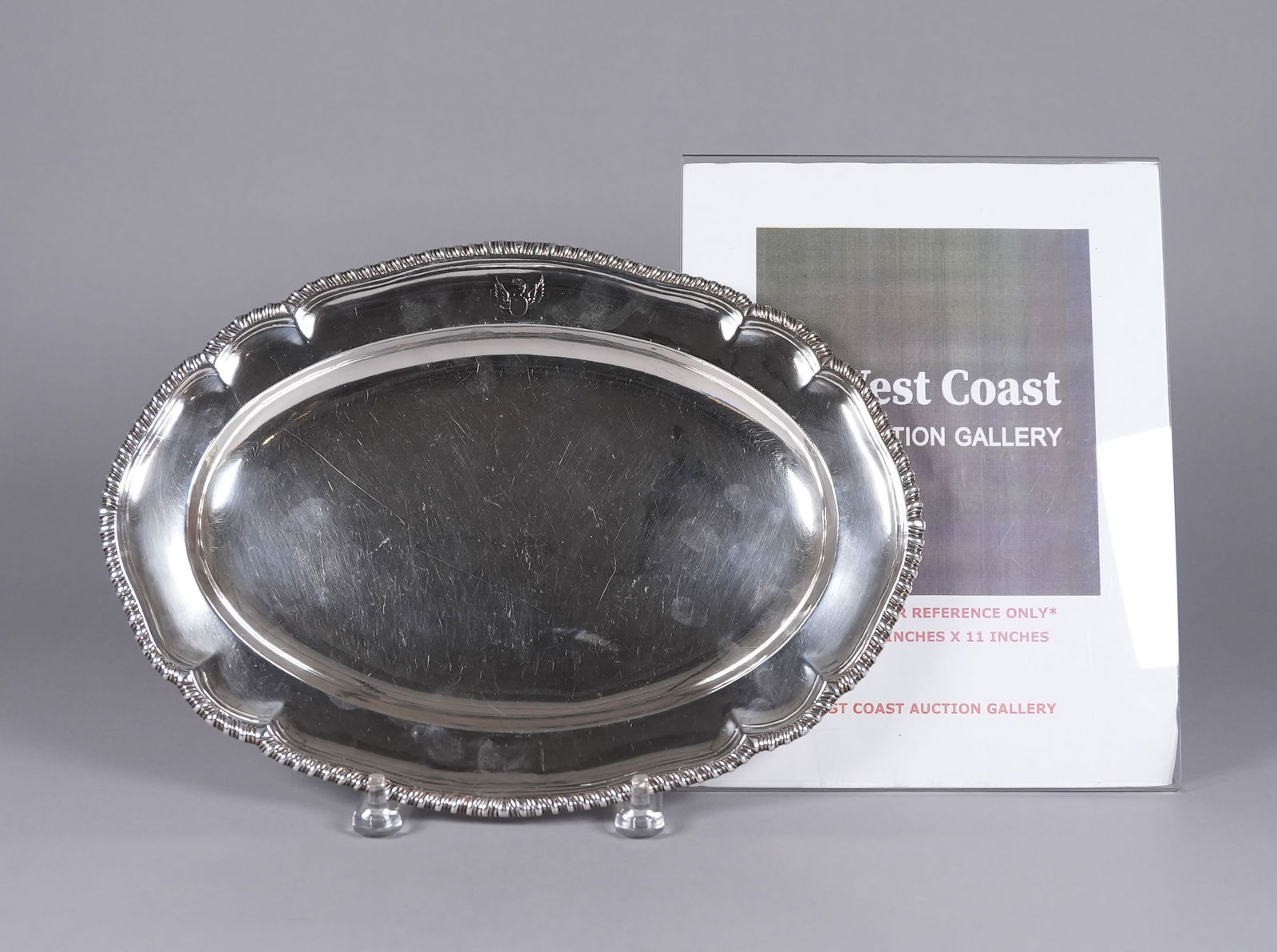 Storr and Mortimer sterling large platter 25.2 oz - 2