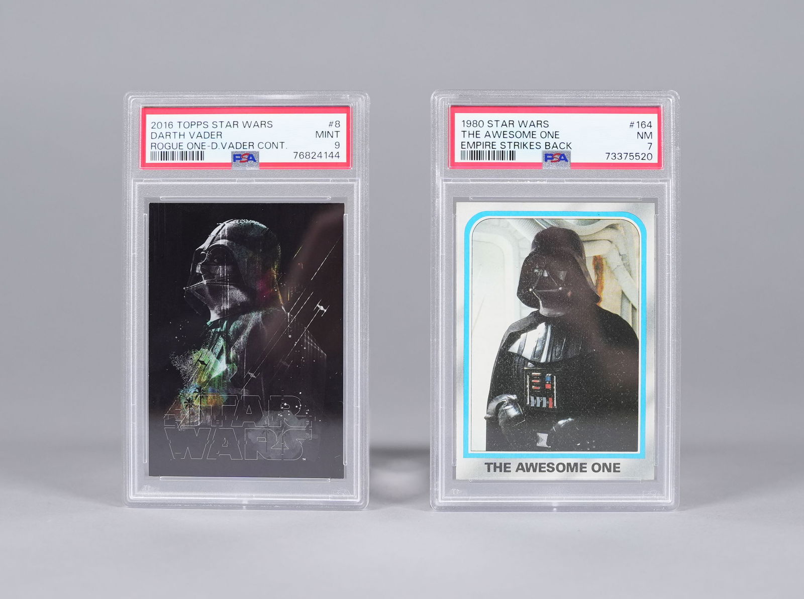 Lots Star Wars card PSA (1 of 7)