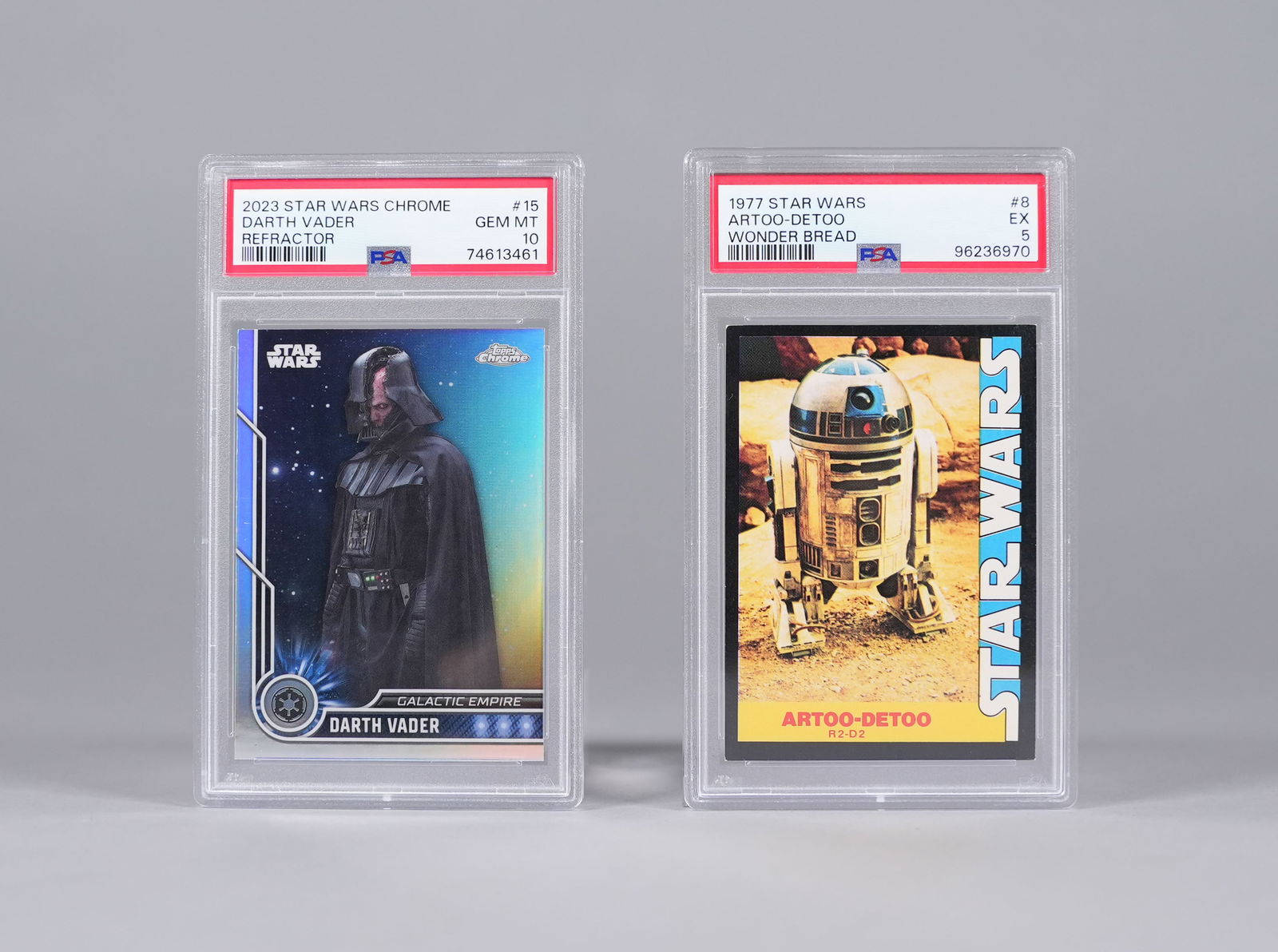 Lots Star Wars card PSA (1 of 7)