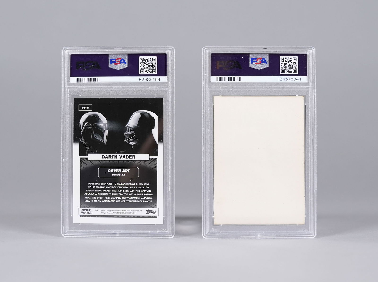 Lots Star Wars card PSA - 2