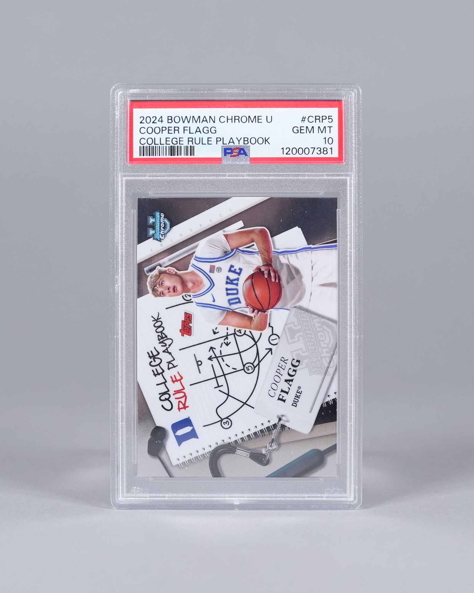 2024 Cooper Flagg PSA 10 card: 2024 Cooper Flagg PSA 10 card.