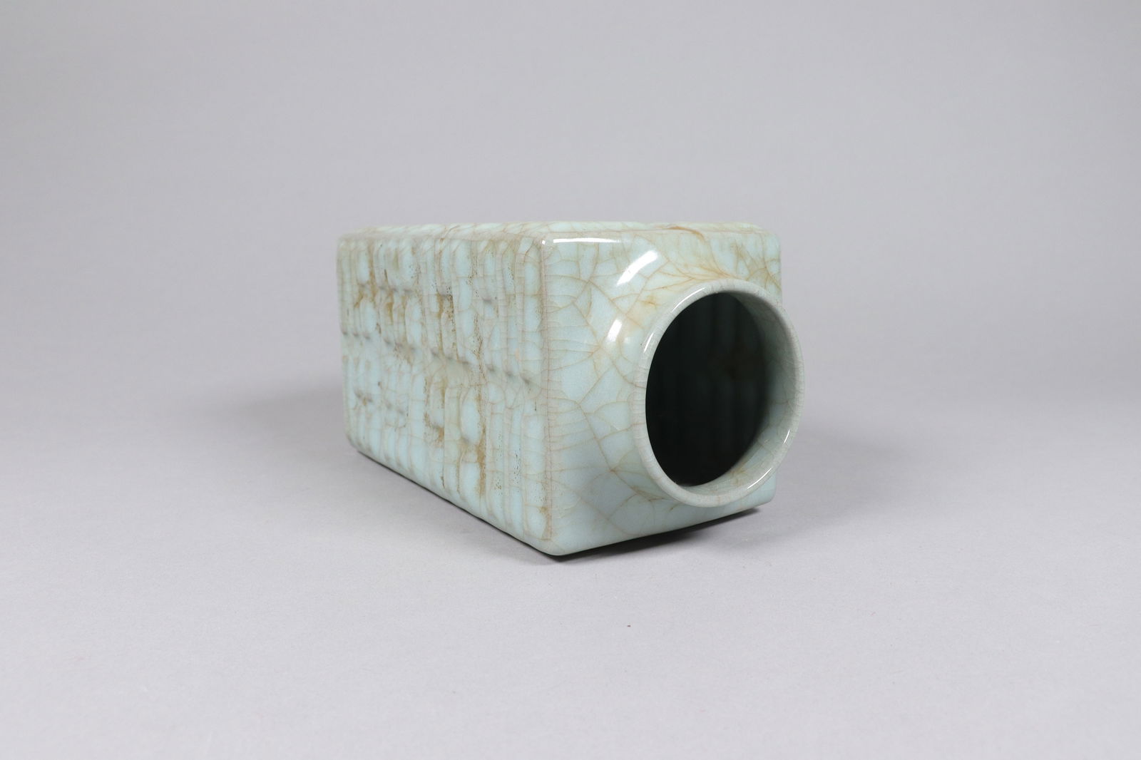 Chinese fine square vase - 4
