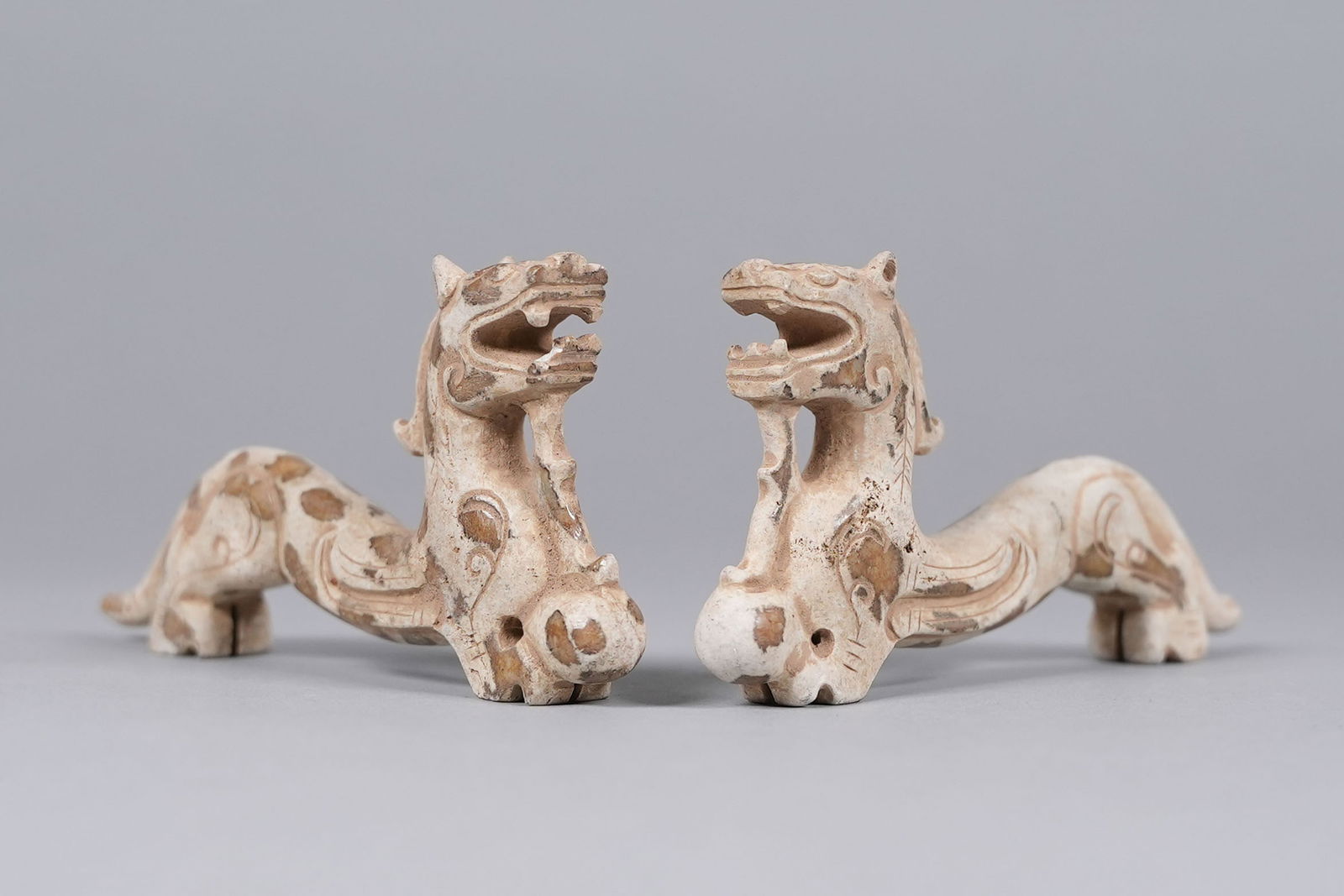 Chinese fine beast carving: Chinese fine beast carvings.