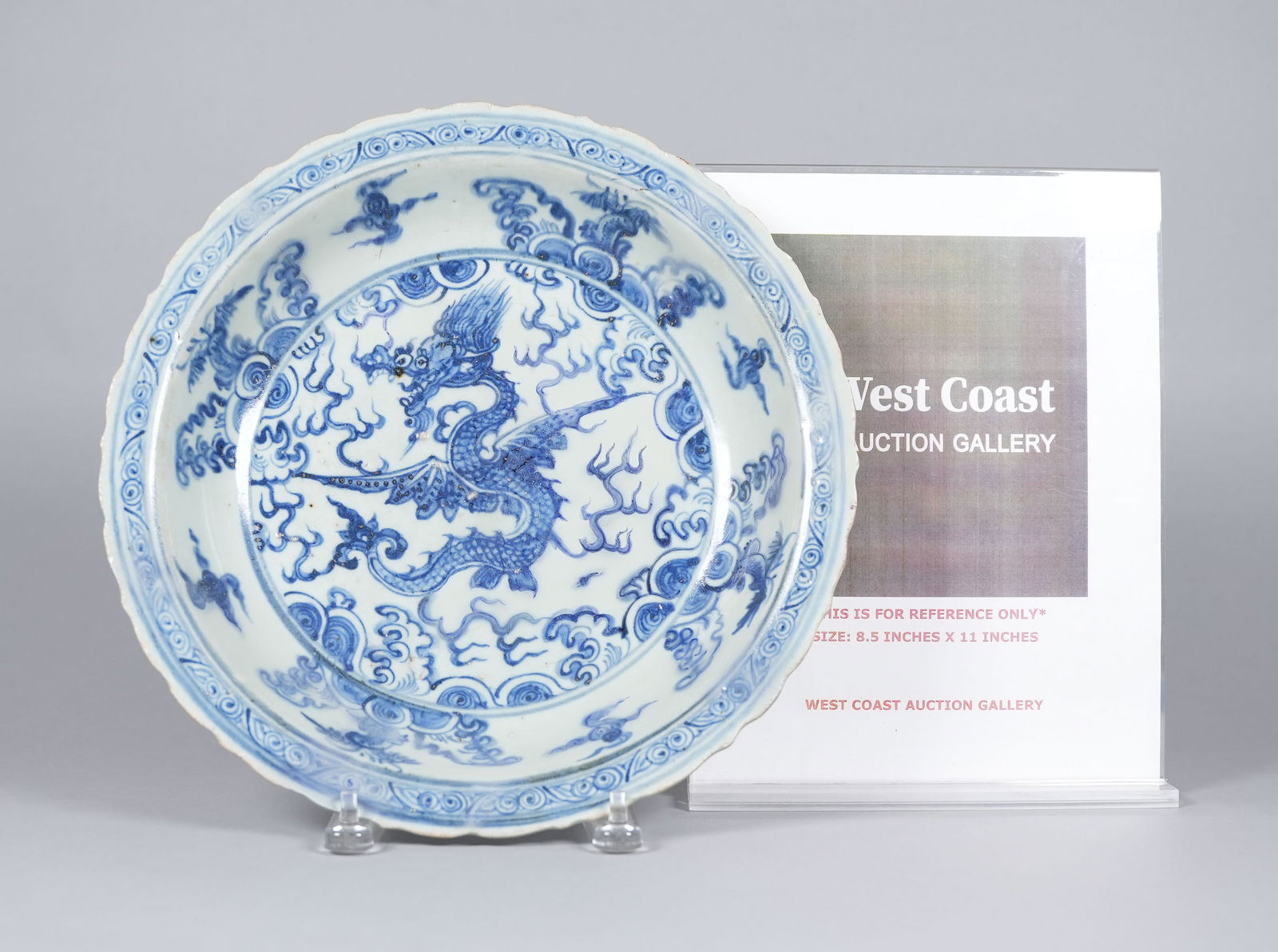Chinese important Ming dynasty dragon plate - 2
