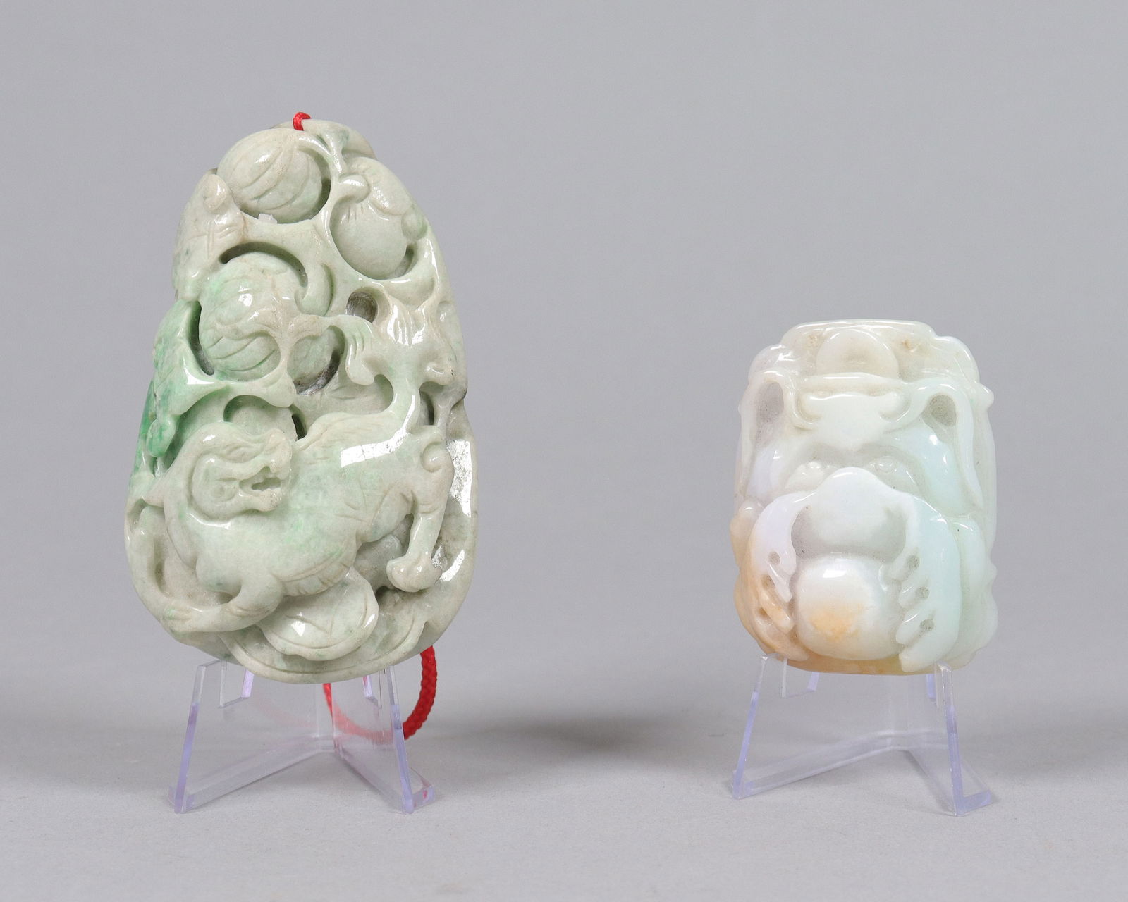 Lots Chinese jadeite items (1 of 7)