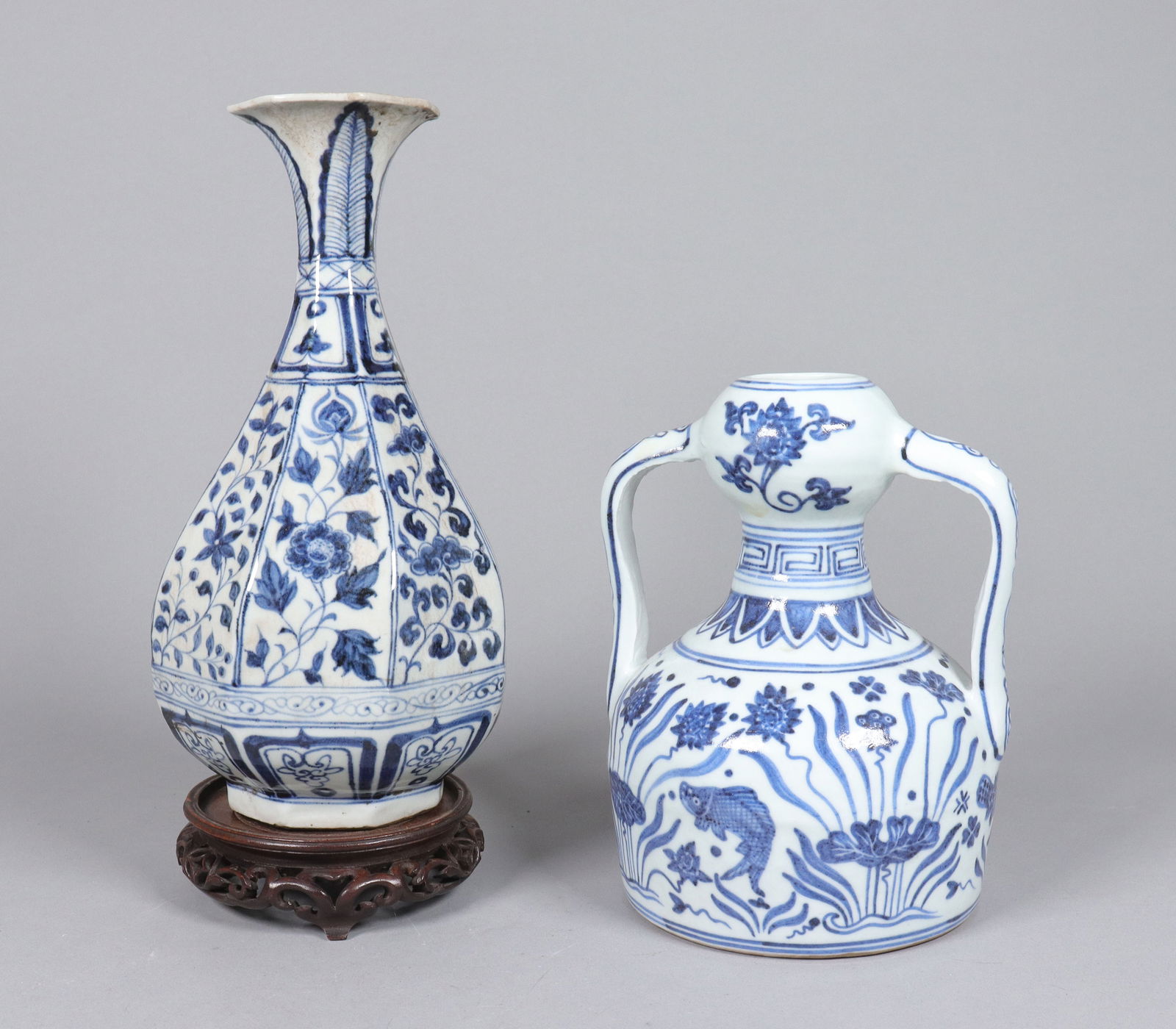 Lots Chinese fine b/w vase (1 of 7)