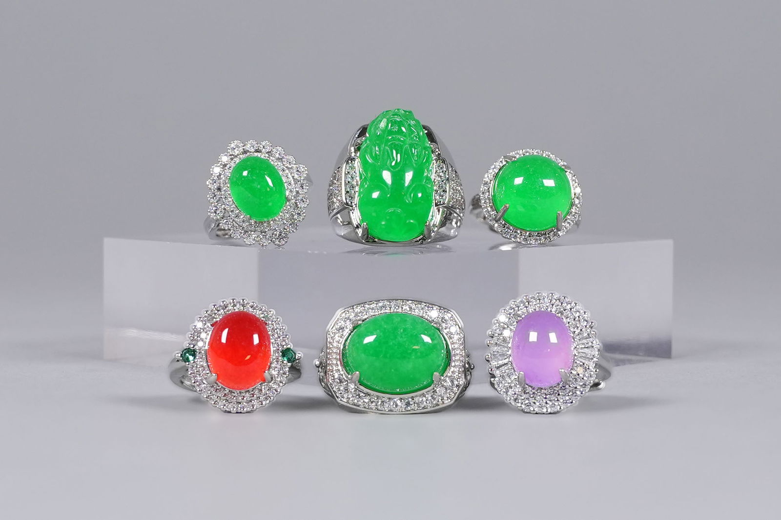 Lots Chinese fine rings: Lots Chinese fine rings.